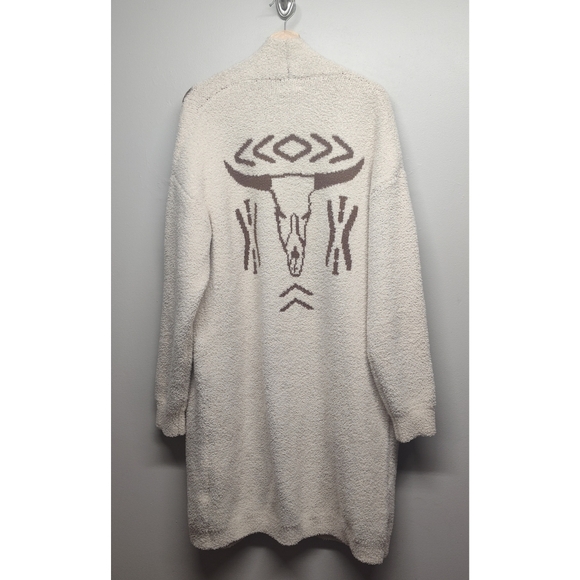 143 Scory By LIne Up Longline Cardigan Women Size 1X Cream Western Bohemian Fall - Picture 1 of 8